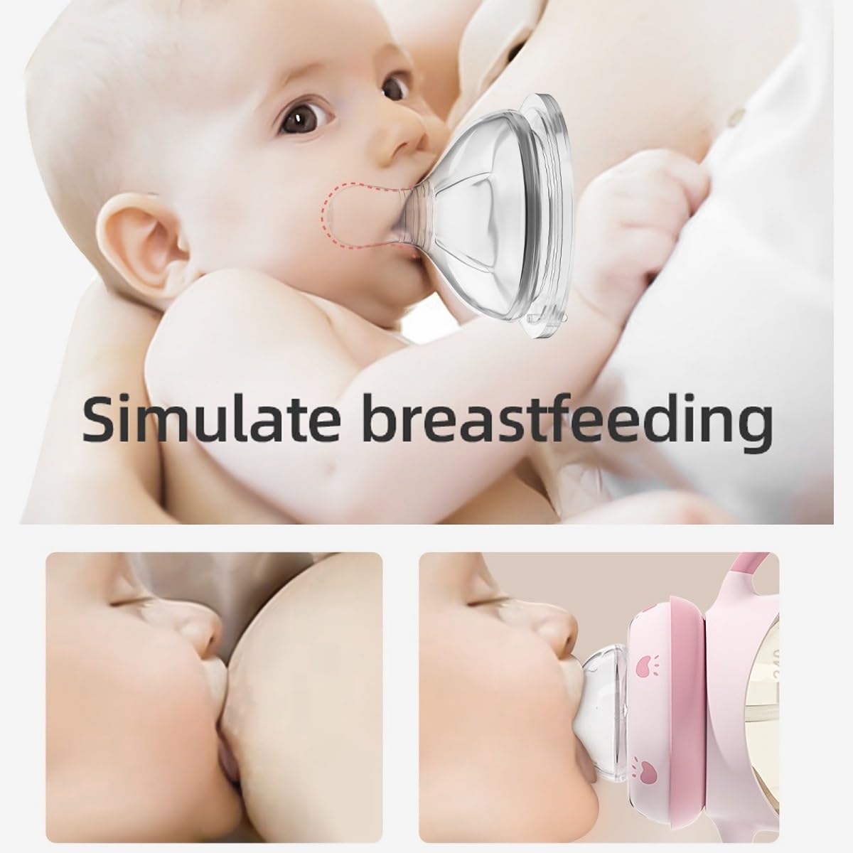 CozySip™ Self-Feeding Baby Bottle (2 pack)