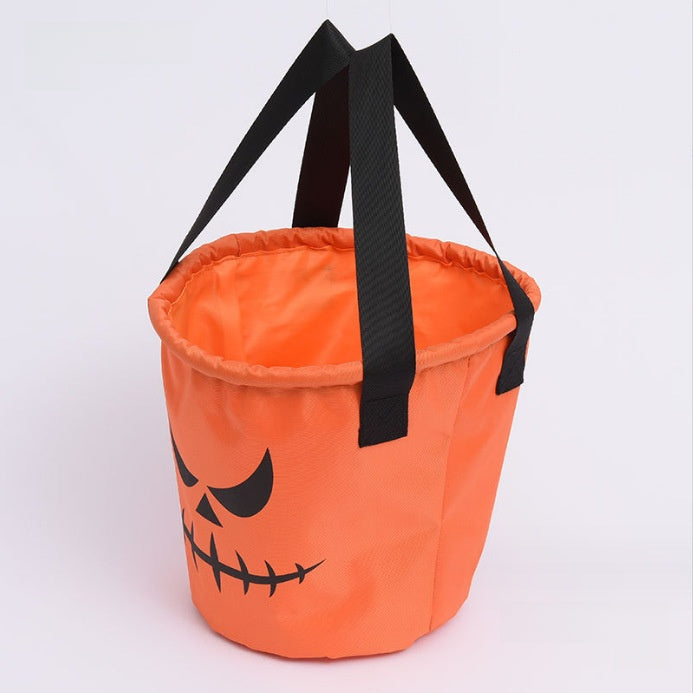 Halloween Pumpkin Bucket Candy Bag