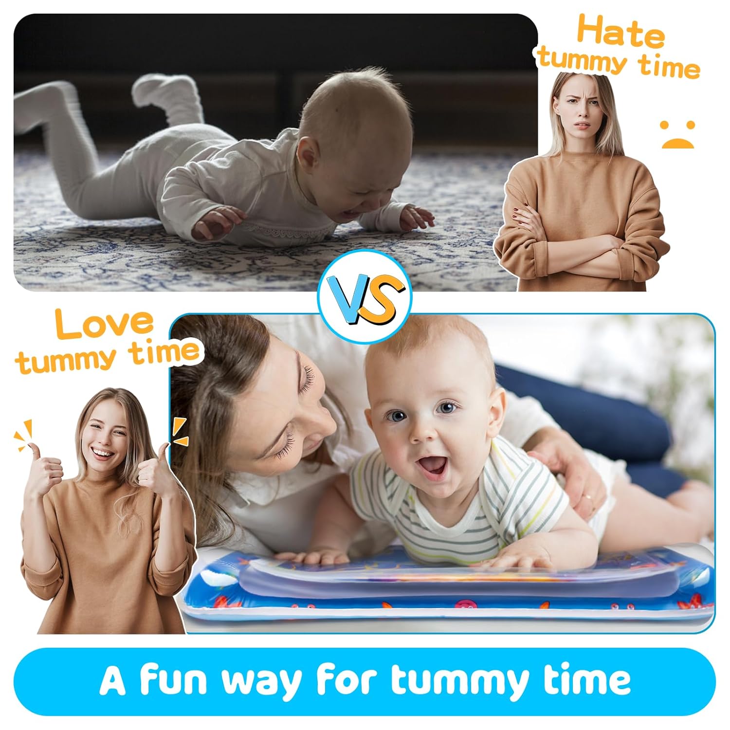 CozyBub Inflatable Water Play Mat