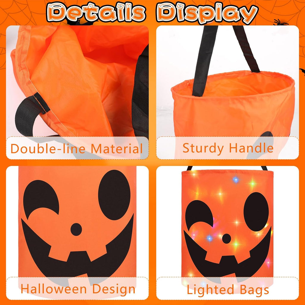 Halloween Pumpkin Bucket Candy Bag