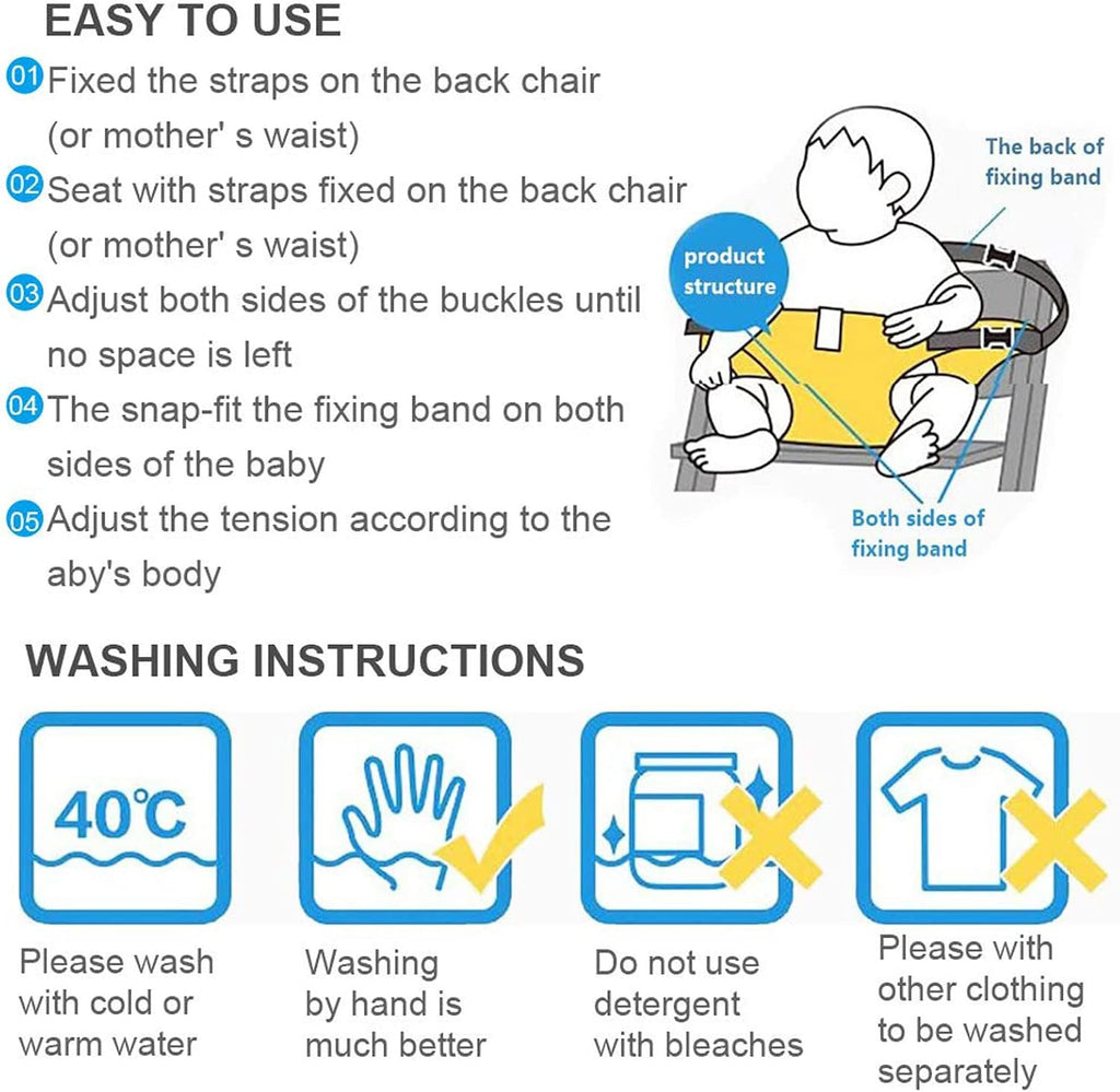 CozyBub™ Adjustable Portable High Chair