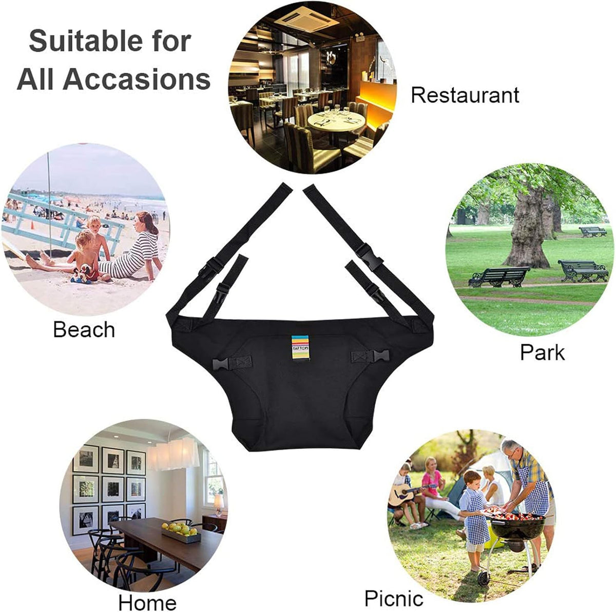 CozyBub™ Adjustable Portable High Chair