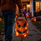 Halloween Pumpkin Bucket Candy Bag