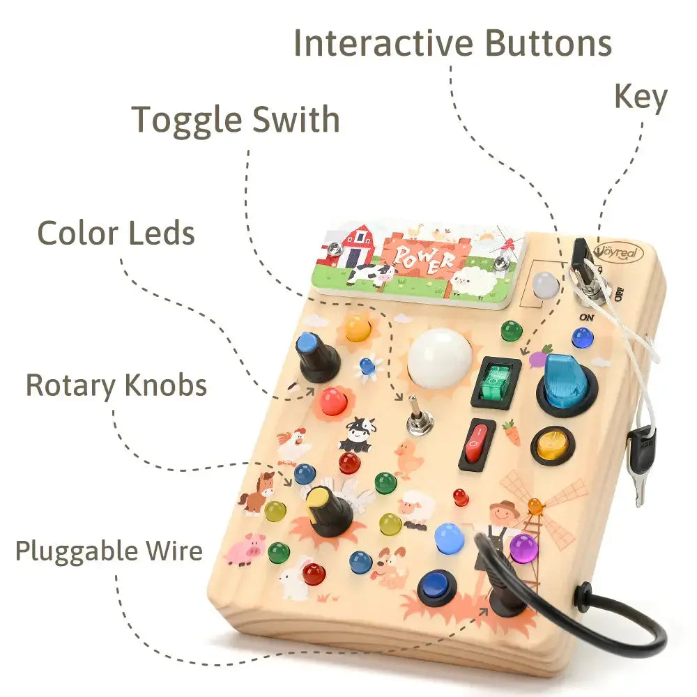 CozyBub™ Montessori Busy Board