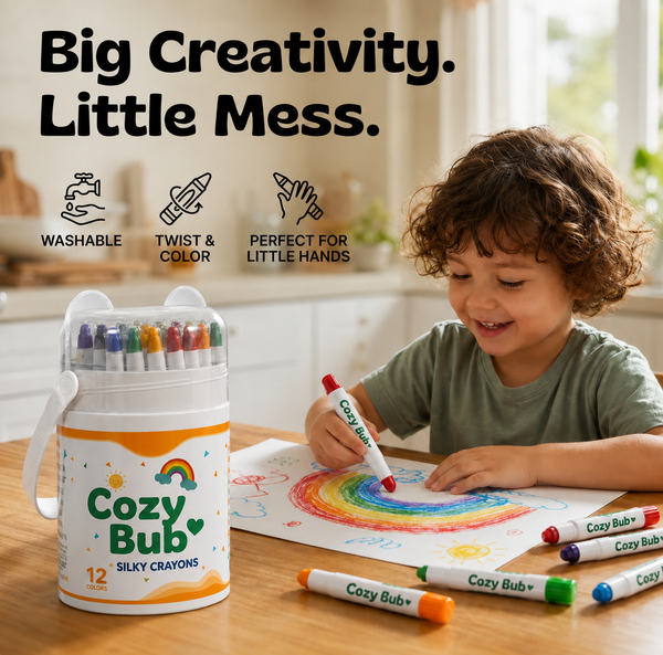 CozyBub™ Washable Twist Crayons
