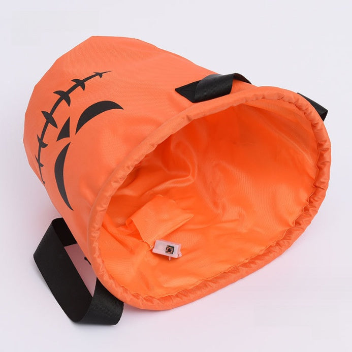 Halloween Pumpkin Bucket Candy Bag