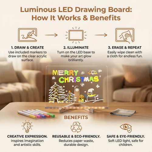 Cozy Bub™  LED Drawing Board
